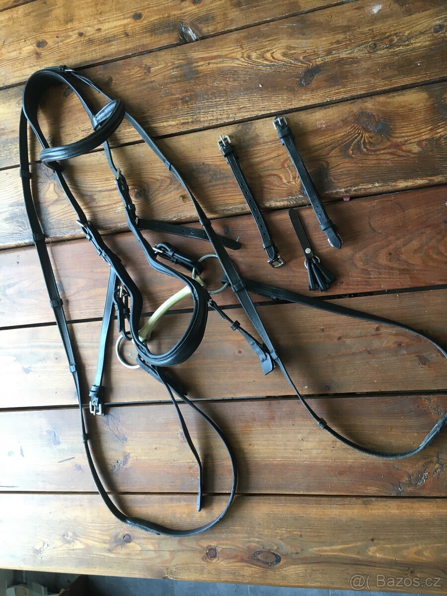 Uzdečka Rambo Micklem Deluxe Competition 2, s otěžemi, černá - 6