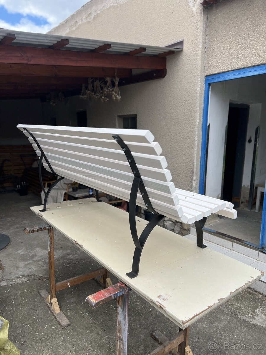 kostra zahradní lavičky - 6