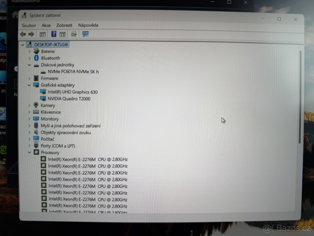 DELL Precision 5540 - 15.6",Xeon, 32GB RAM, 1TB SSD, Quadro - 6