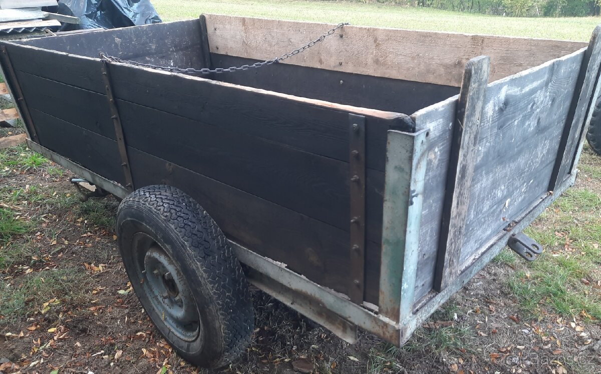 Prodám káru za malotraktor SLEVA na 5000kč - 6