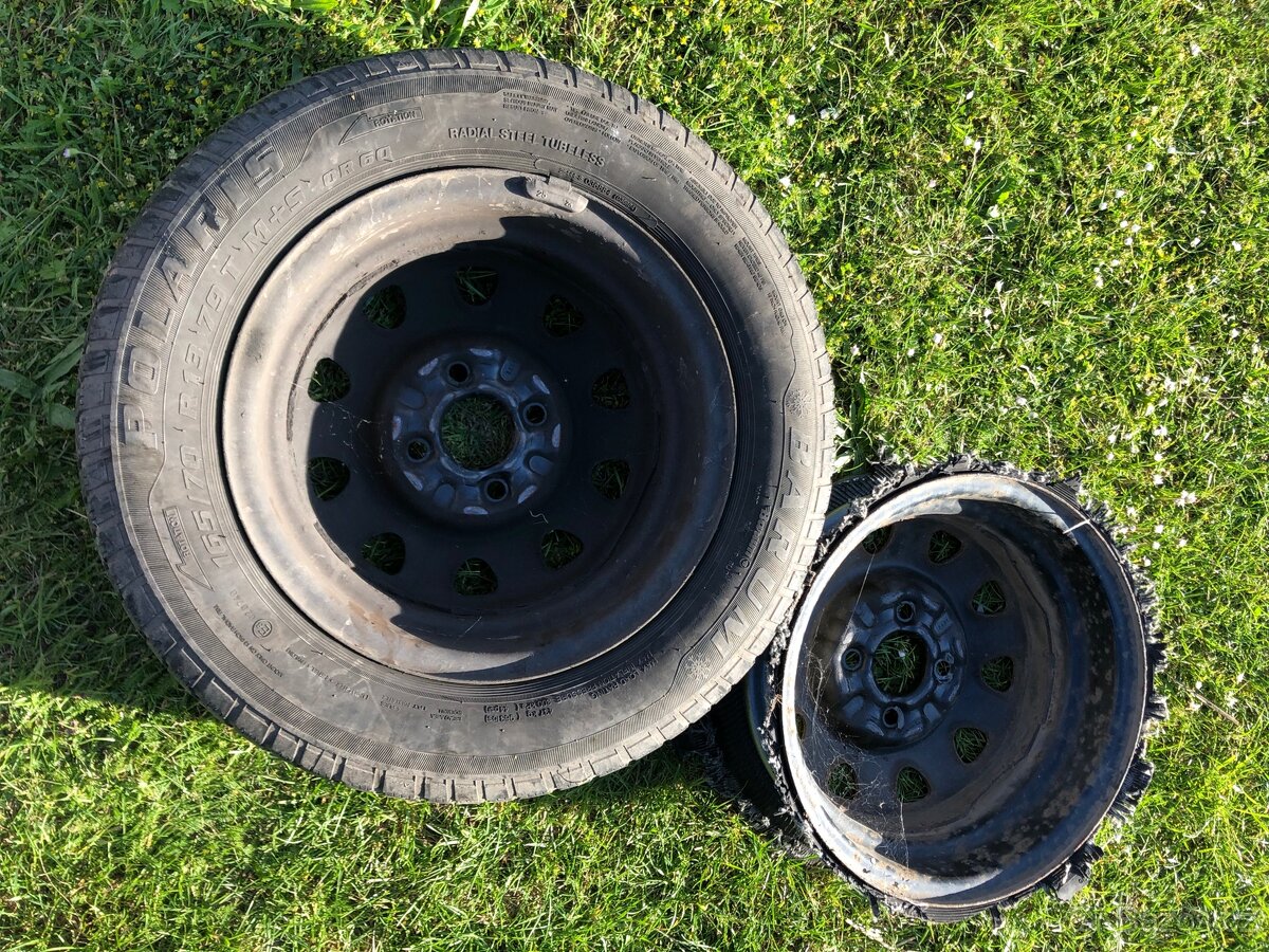 4x plechové disky, Ford Mondeo a Škoda Felicie - 6