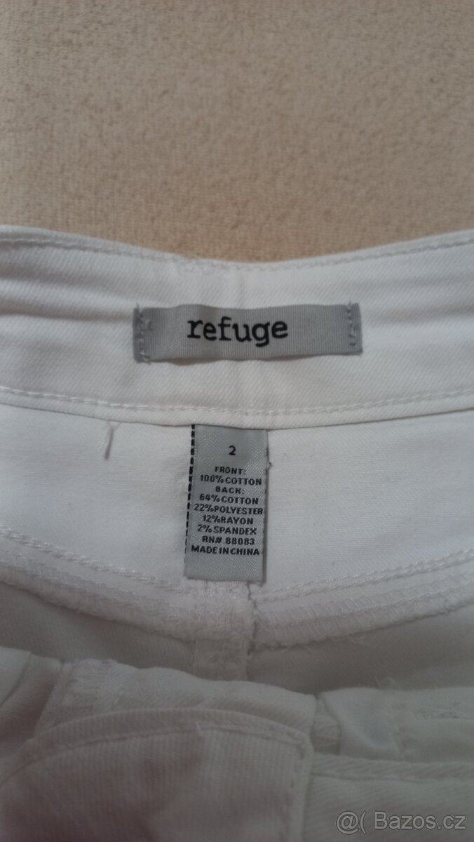 Bílé riflové kraťasy - 6