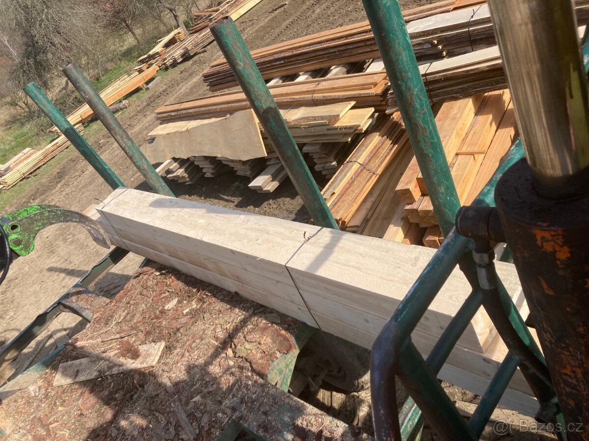 Stavební řezivo - hranoly fošny prkna latě trámy - 6