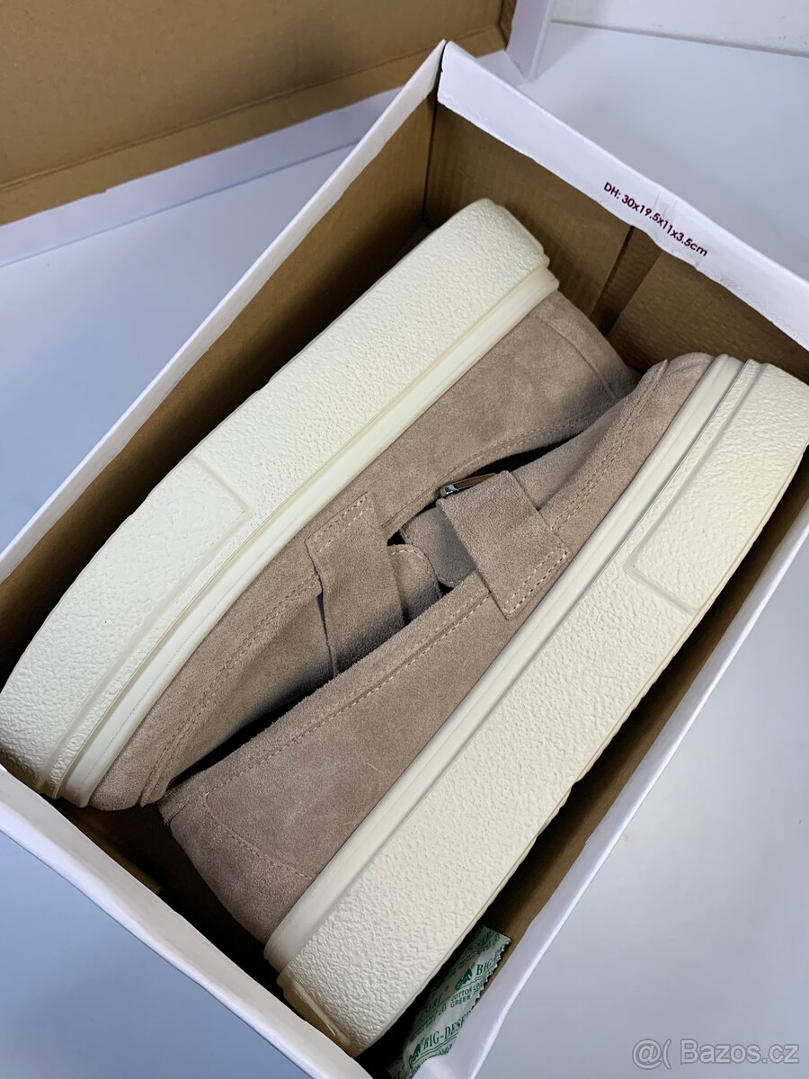 Dámské Loafers/ Mokasíny Kůže Nove - 6