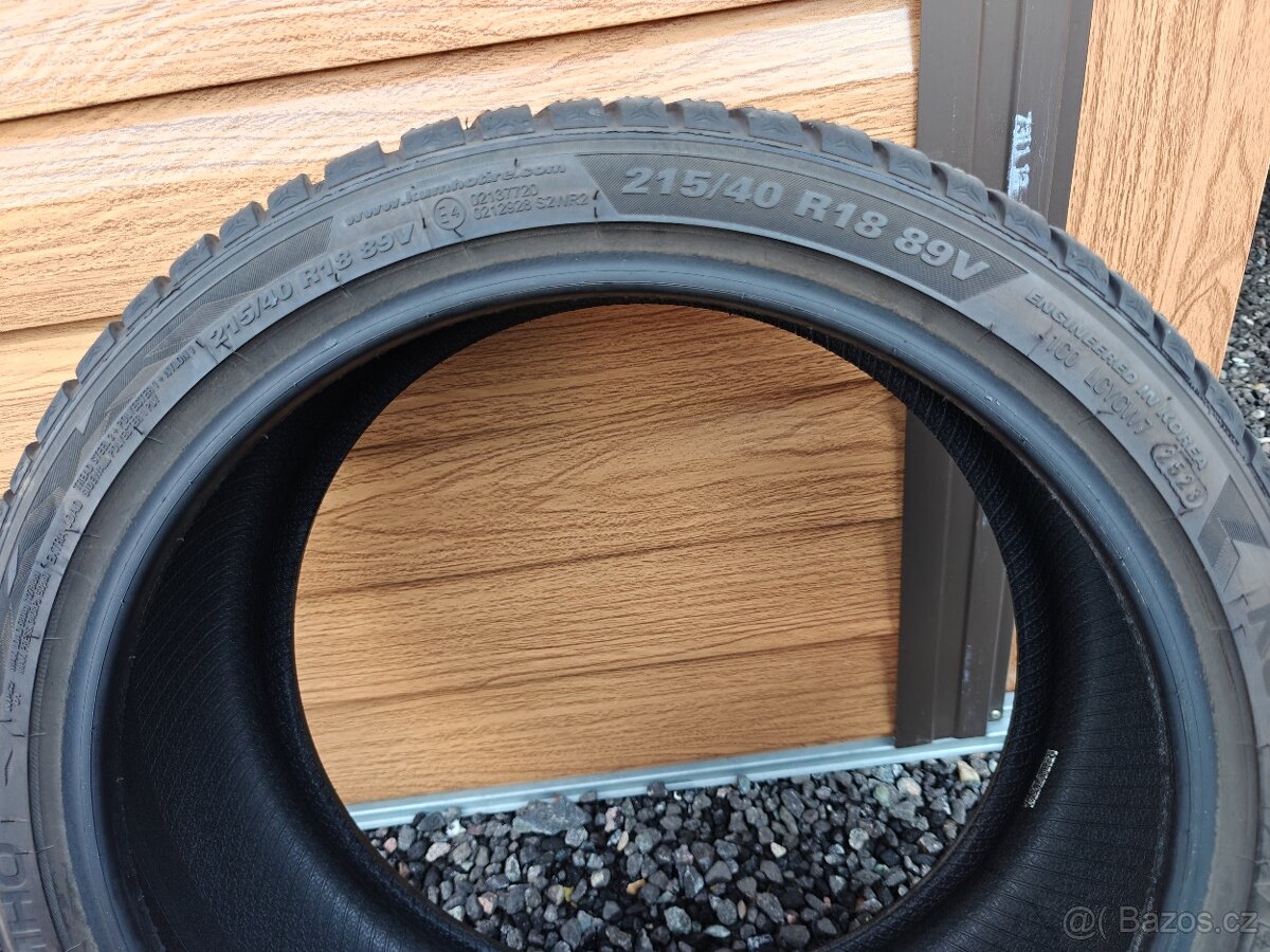 Sada pneu Kumho WinterCraft WP52 215/40 R18 V vzorek 80-90% - 6