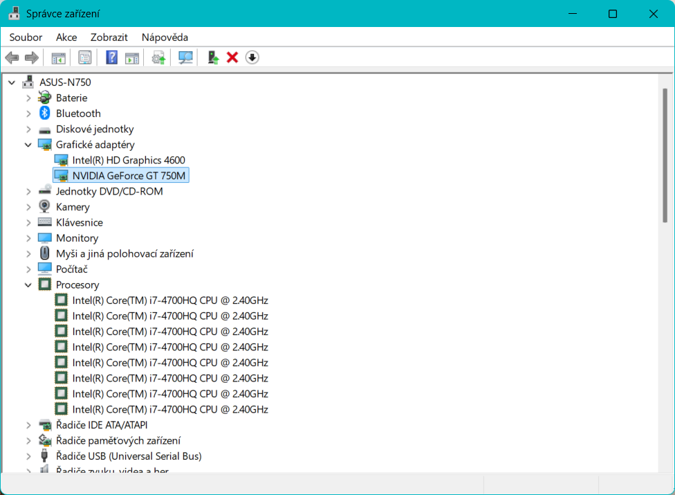 ASUS N750-i7-4700HQ♦16GB-RAM♦NVIDIA-GT750♦500GB-SSD♦W11-PRO - 6