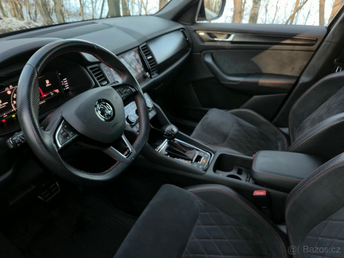 Krásný Kodiaq RS 2,0 TDi176kw WEBASTO odpočet DPH TAŽNÉ - 6
