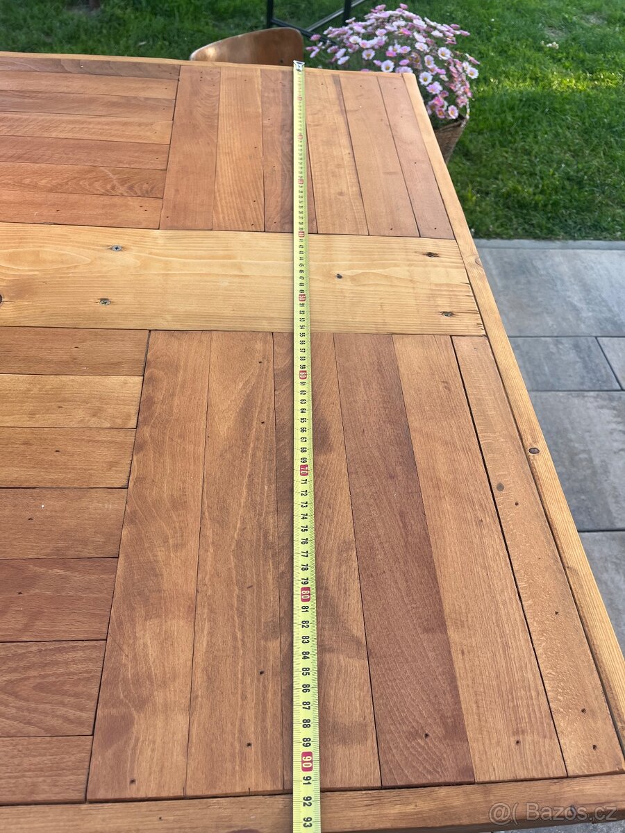 Parketový stůl, stůl z palet - 6