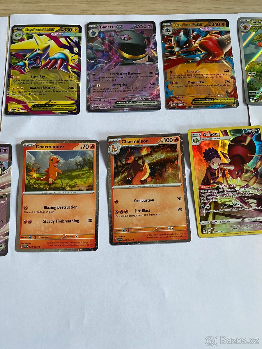 Pokémon karty – Charizard ex, Mega EX, Full Art + figurka - 6