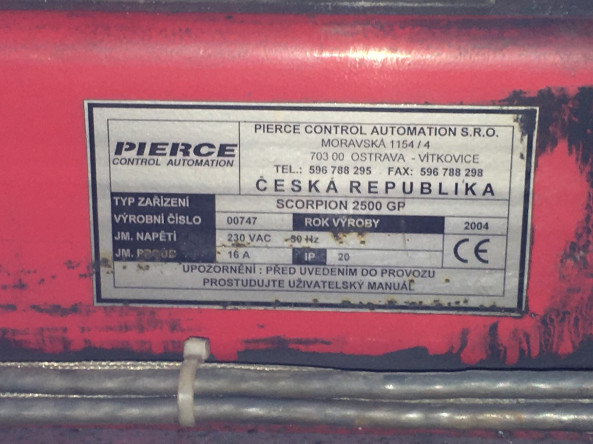 Řezací stroj SCORPION 2500 GP - 6