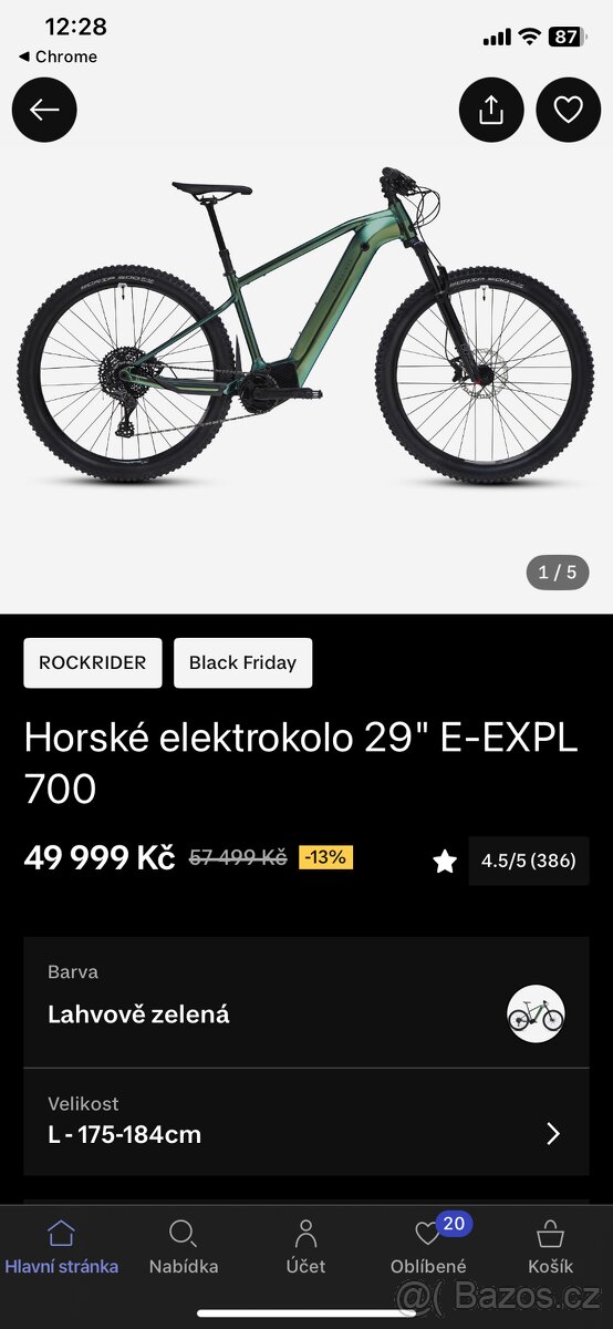 horské elektrokolo ROCKRIDER E-EXPL 700 - 6