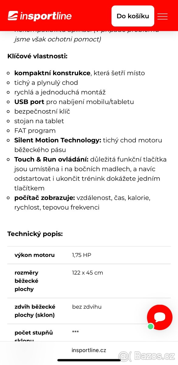 Běžecký pás InsportLine ZenRun 15 - 6