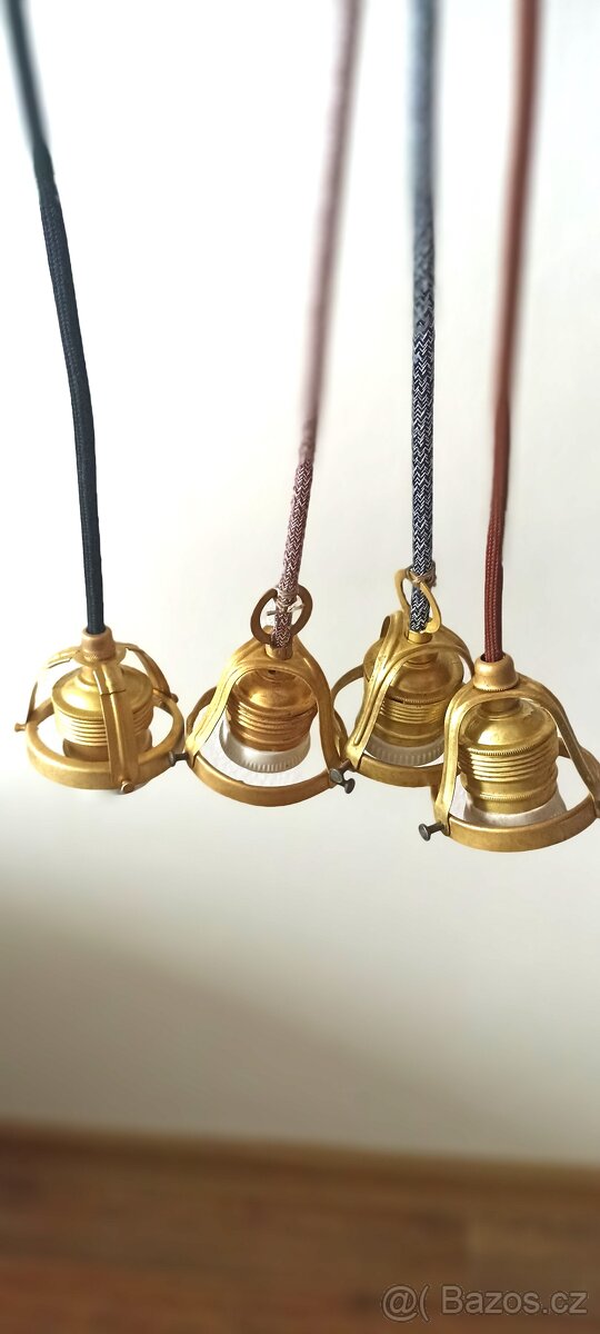 Stahovací lustr dle vlastního výběru stínítka i keramiky - 6