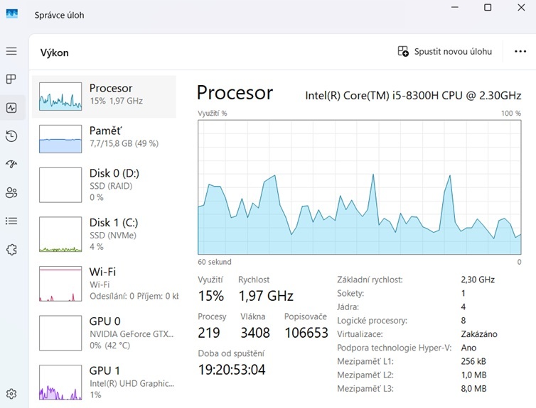 HP Pavilion Power 15 – Herní výkon s 4TB úložištěm (Windows - 6