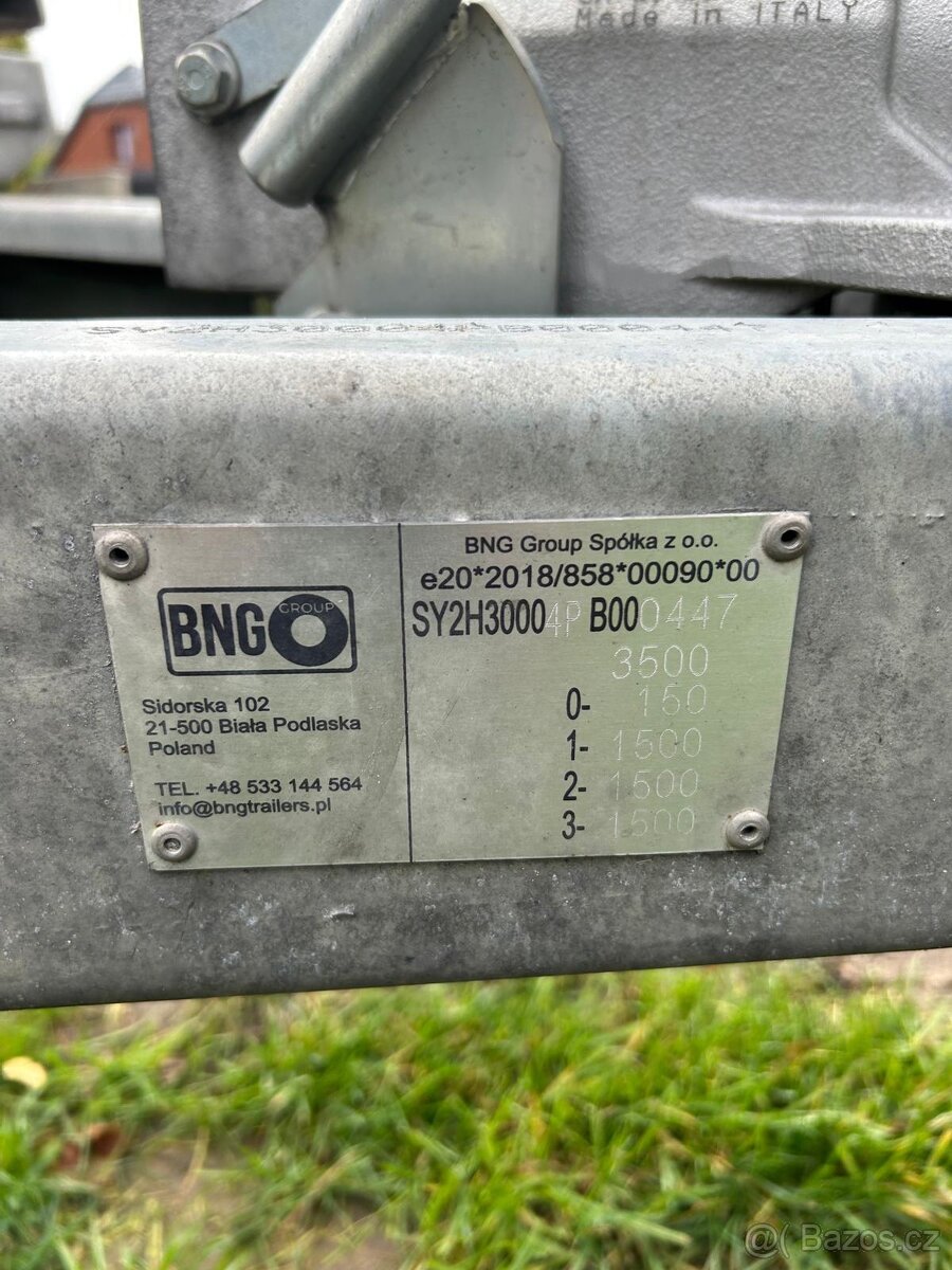 Přívěsný vozík/vlek značky Taurus rok 11/2023 - 6