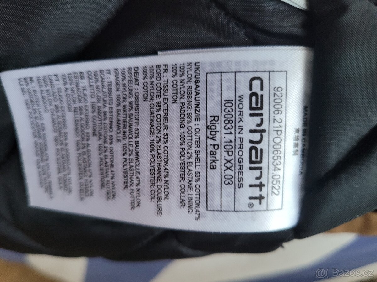 Carhartt nová vel.S - 6