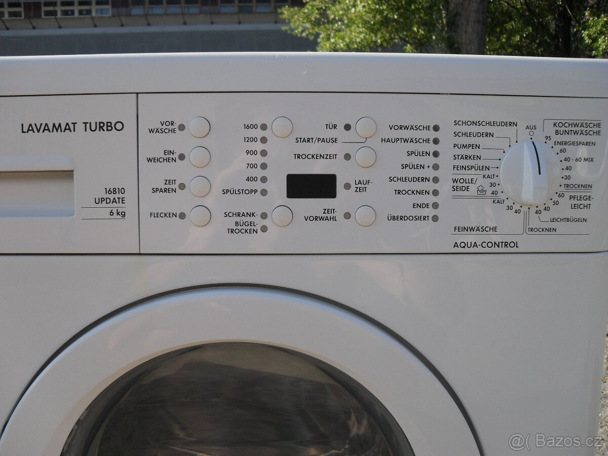 KOMBINOVANÁ PRAČKA AEG SE SUŠIČKOU-6KG,LCD,ELEKTRONICKÉ SUŠE - 6