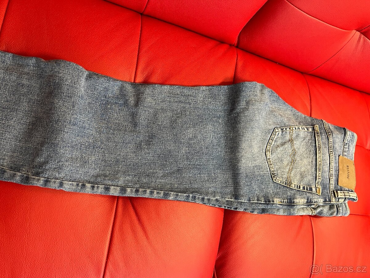 Jeans MUSTANG vel. 32/32, 4x džíny + dárek - 6