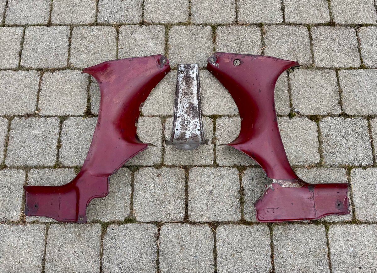 Jawa ČZ 250 353 kývačka - podsedlové plechy - 6