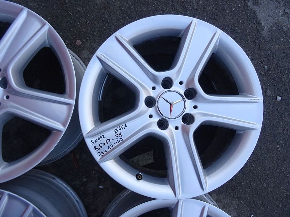 Alu disky originál Mercedes, 17", 5x112, dvourozměr - 6