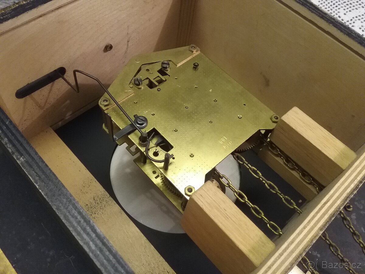 Staré dvouzavažové řetízkové hodiny - 6