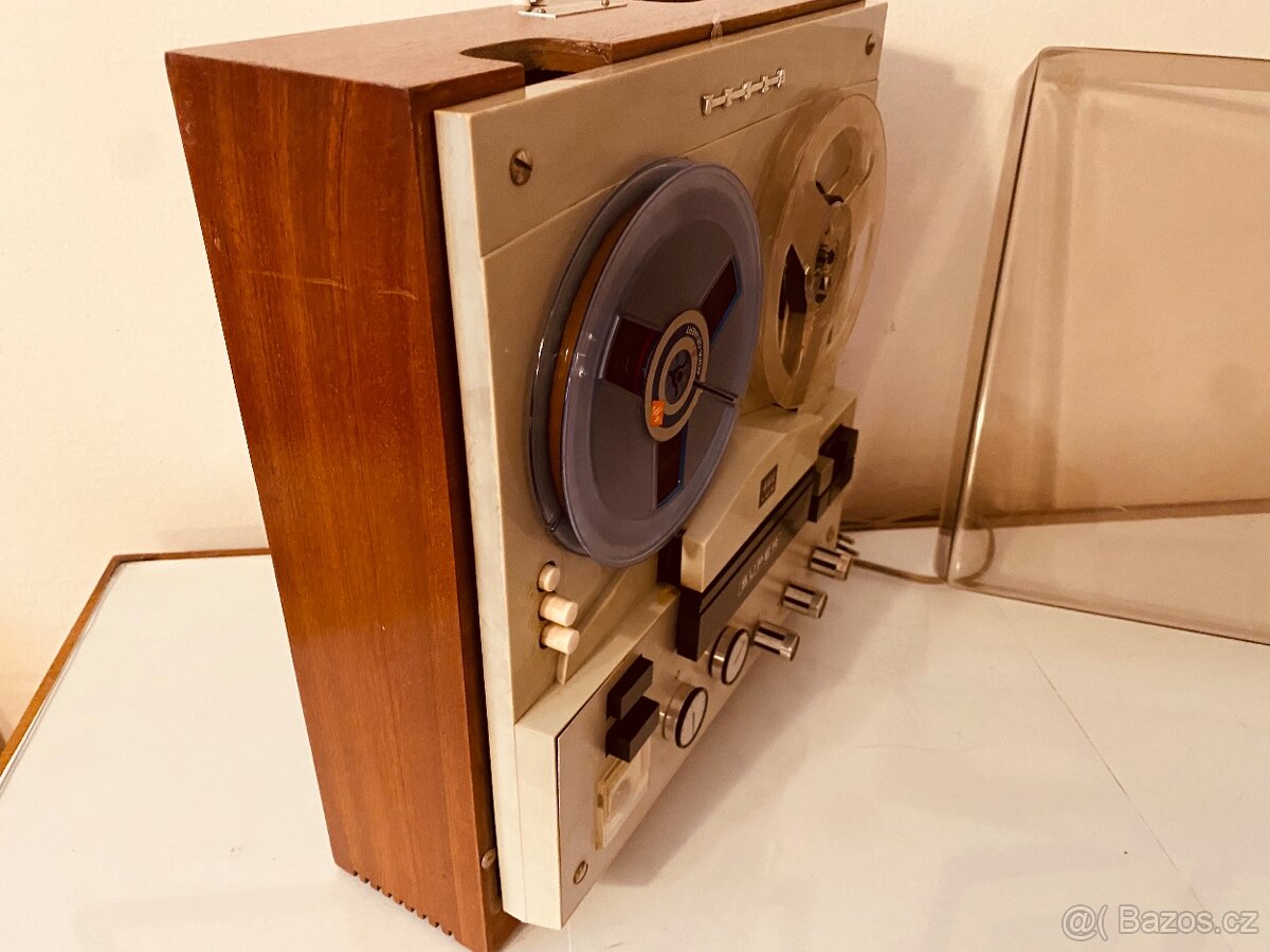 Kotoučový magnetofon Tesla B 444, Lux Super - 6