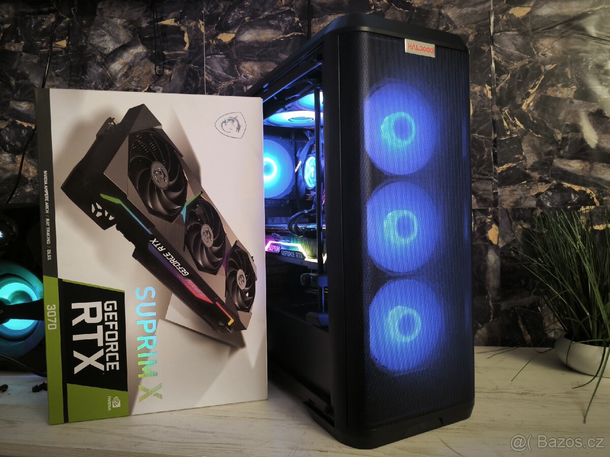 HERNI PC RYZEN 5 5600X RTX 3070 MSI SUPRIM X VODNÍ CHLAZENI - 6