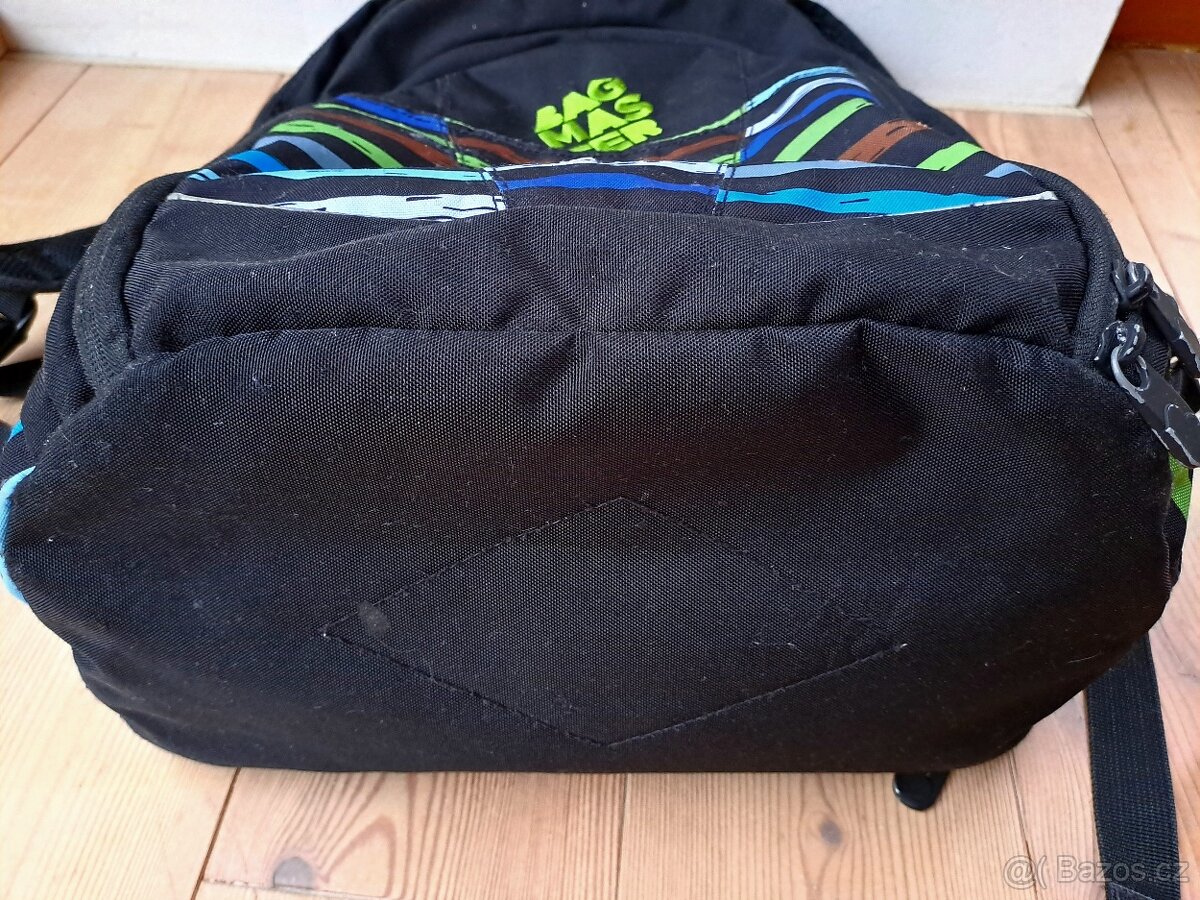 Černý studentský batoh Bagmaster - 6
