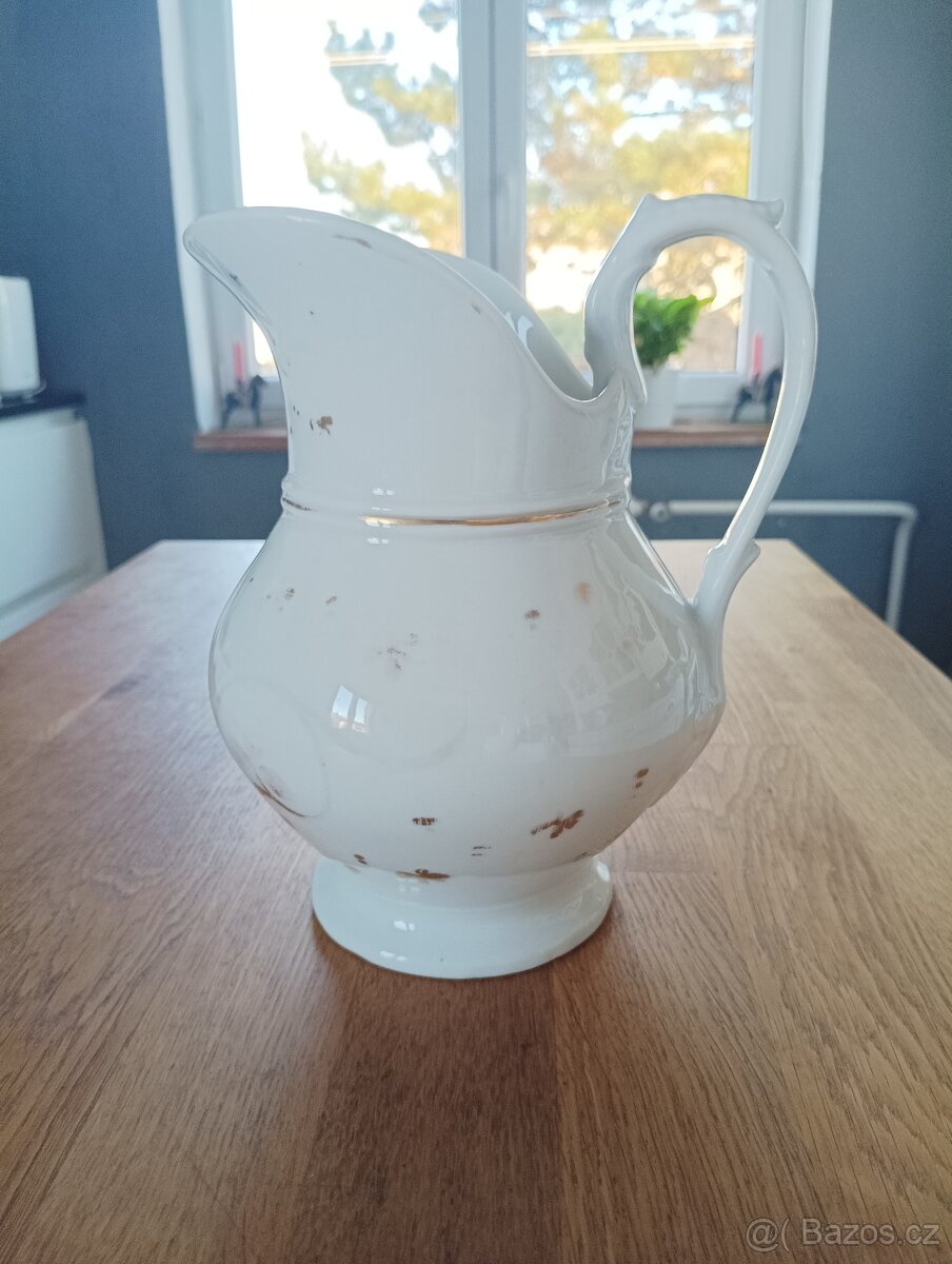 STAROŽITNÝ PAŘÍŽSKÝ EMPÍROVÝ PORCELÁNOVÝ DŽBÁN VIEUX PARIS - 6