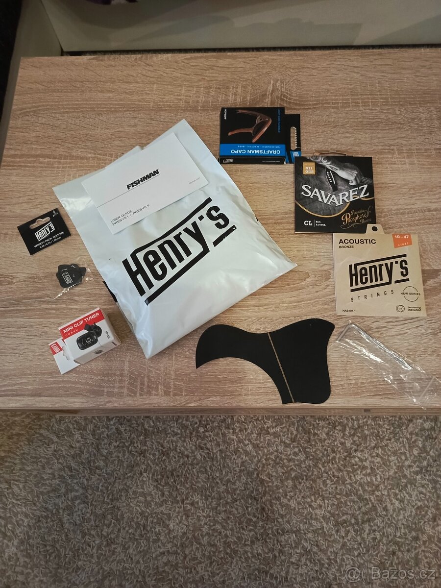 Elektroakustická kytara HENRYS (Nová) - 6