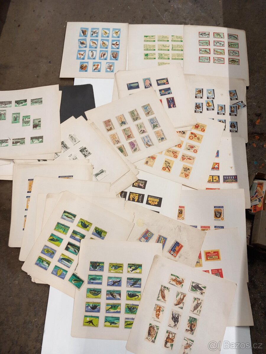 znamky pohlednice viněty etikety učty prospekty obalky - 6