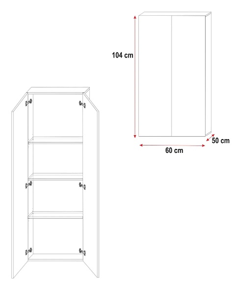 Nová multifunkční patrová postel, psací stůl, skříň - 6