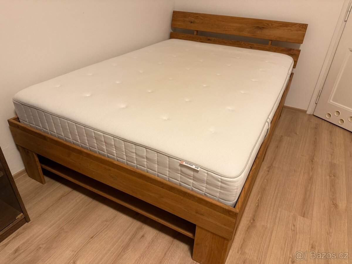 Masivní dubová postel Sofi 140×200 cm - 6