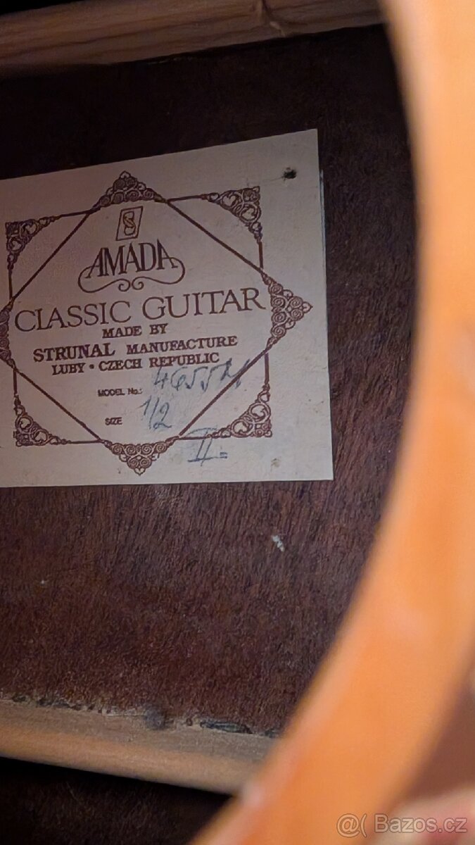 Kytara Strunal 1/2 typ 4655M včetně obalu - 6