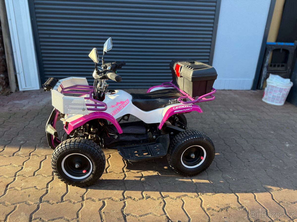 Dětská elektrická čtyřkolka + přilba - 6