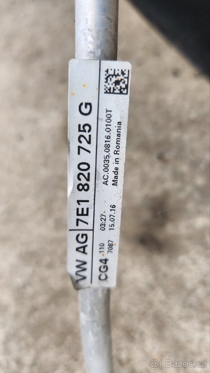 Vedení klima+voda+zadní topení multivan VW T6 - 6