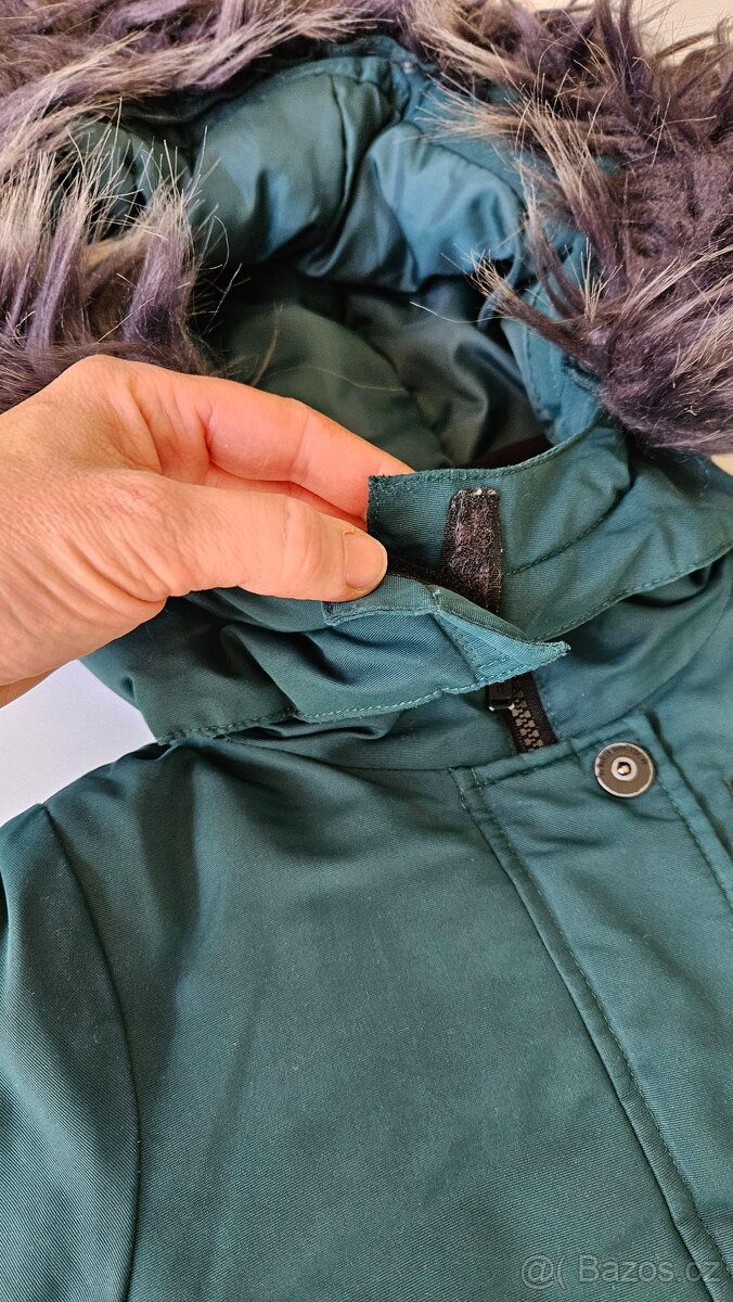Tmave zelená zimní bunda Reserved -vel. 110 - 6