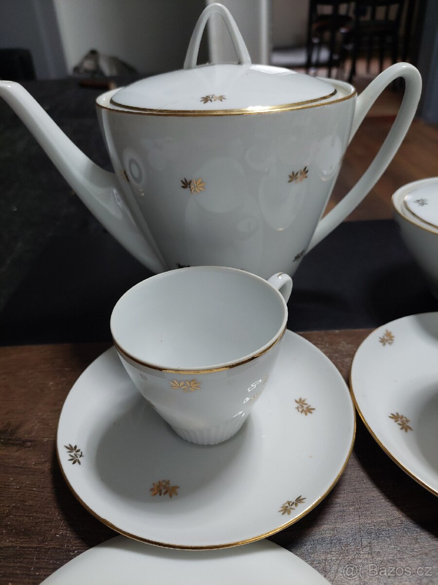 Čajová porcelánová souprava-Československo - 6