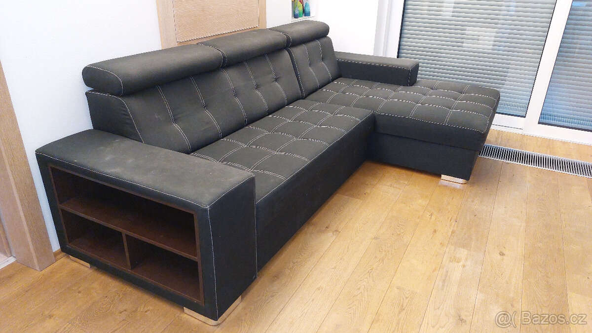 Rozkládací sedací souprava, gauč - 6