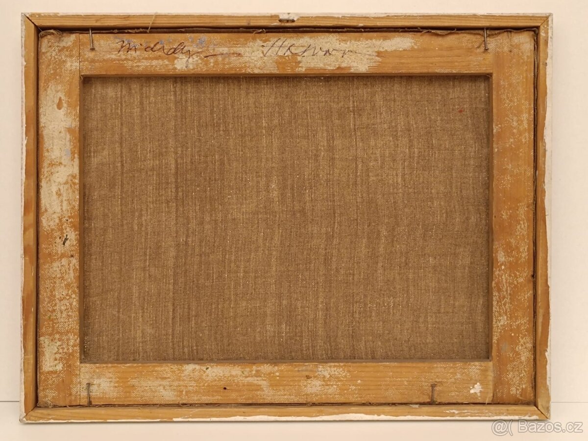 Obraz Jaromír Hynšt, Veselí n. M. ,olej plátno 64x85 - 6