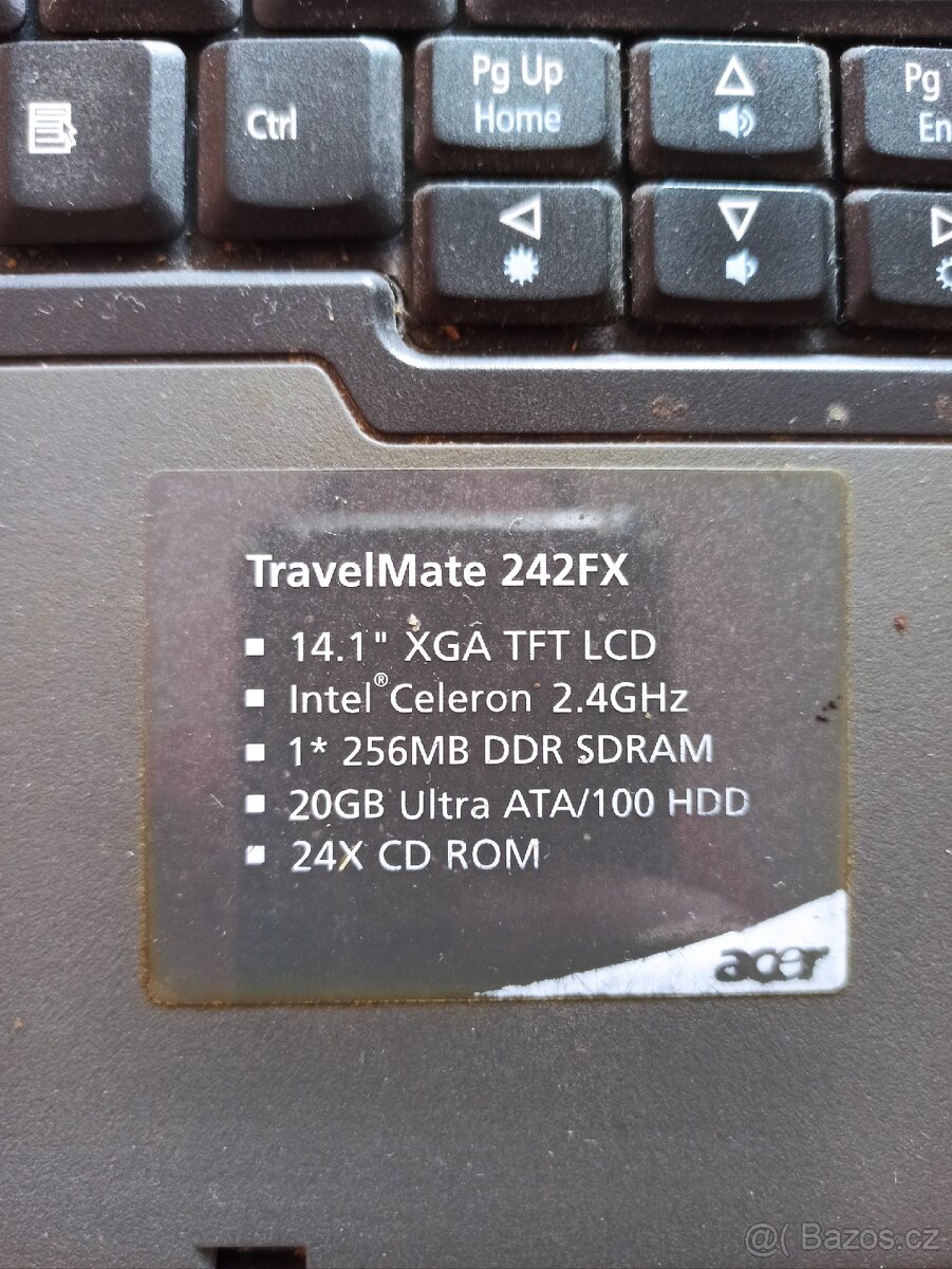 Notebook Acer TravelMate 242FX - 6