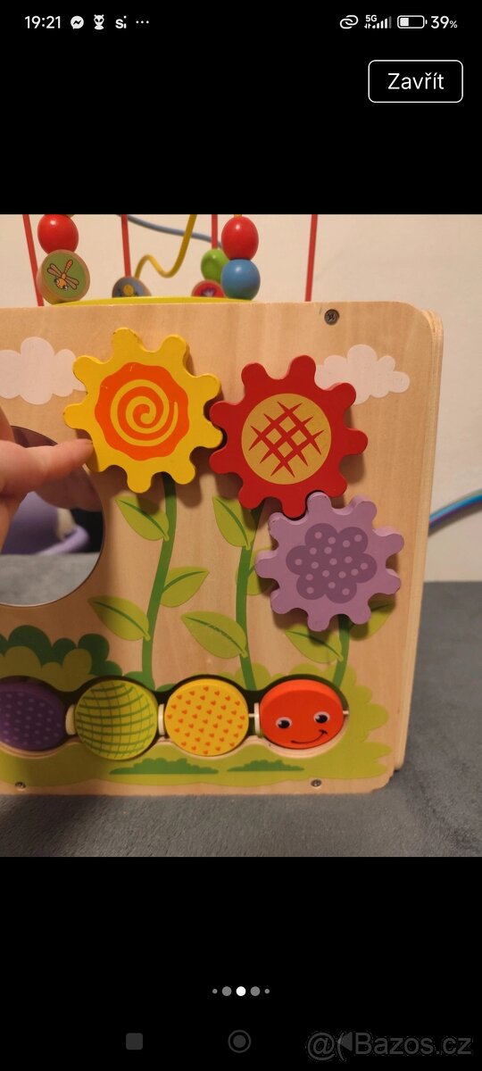 Dřevěná motorická kostka - 6