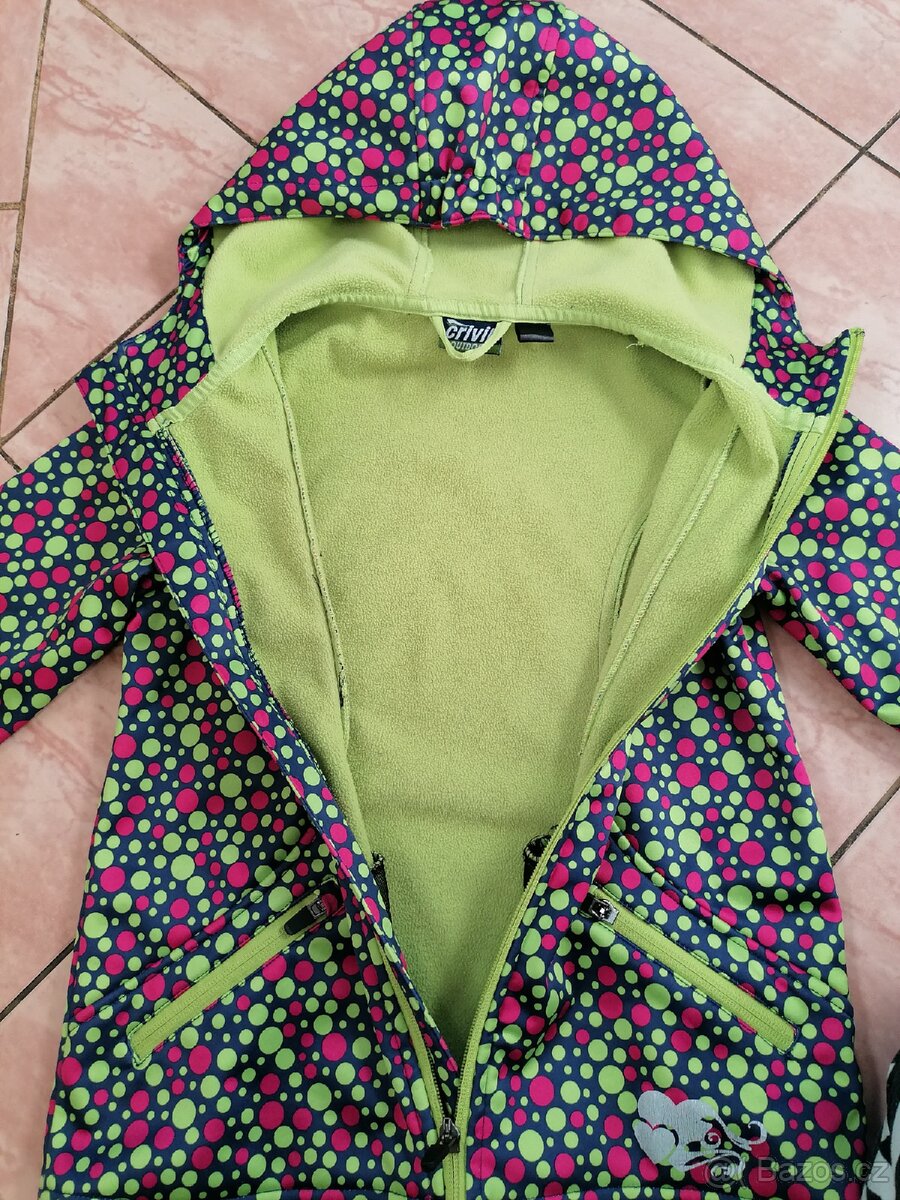 Dívčí, softshellová bunda vel. 122-128 zn. Crivit - 6