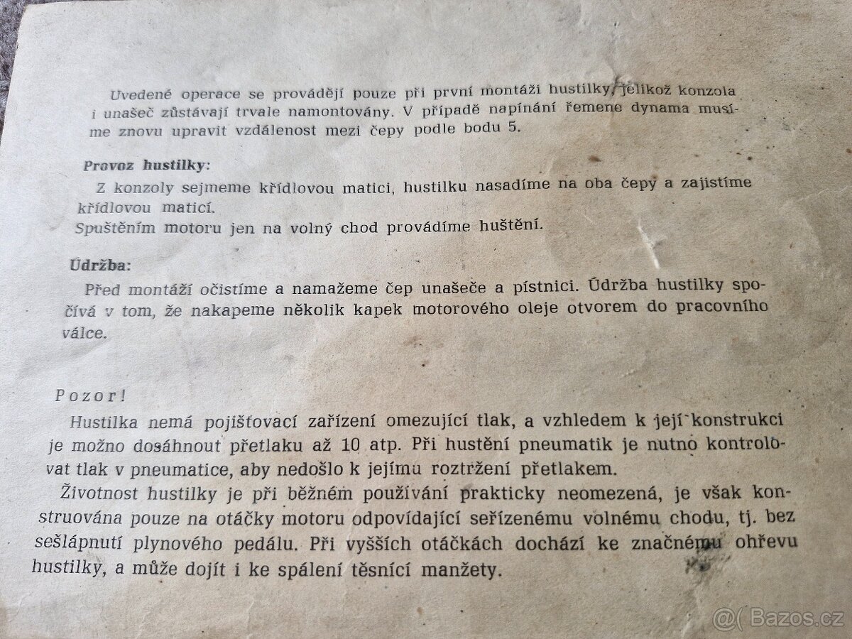 Autohustilka 1972 KS Brušperk / RETRO - 6