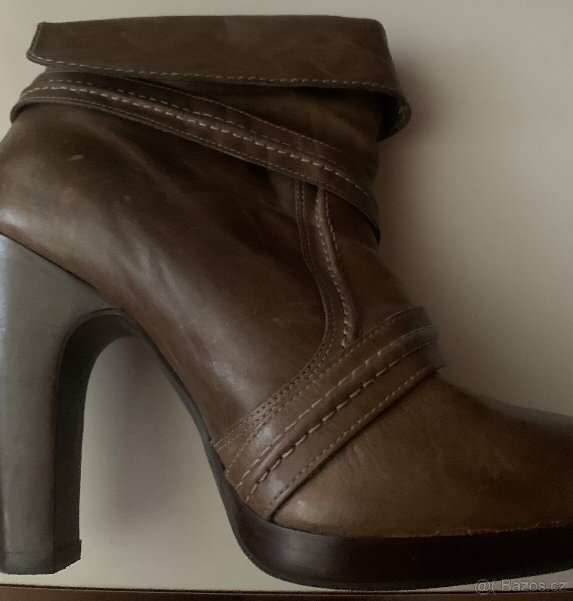 Celokožené nízké kozačky River Island - 6