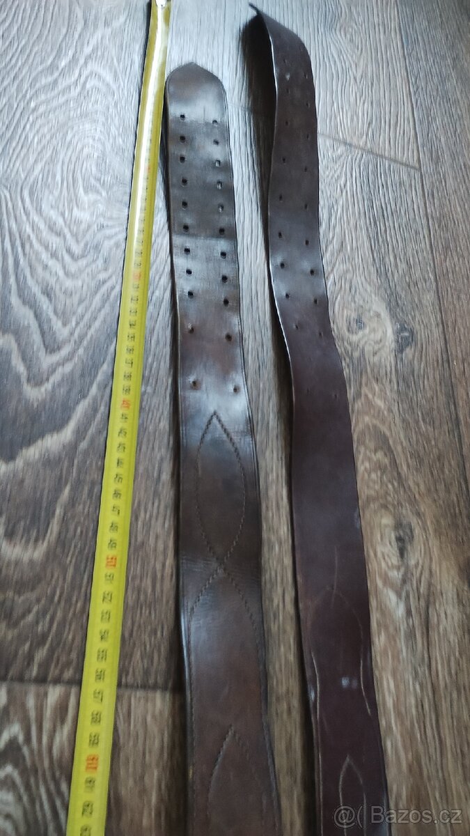 Pásky kožené 2 kusy - 6