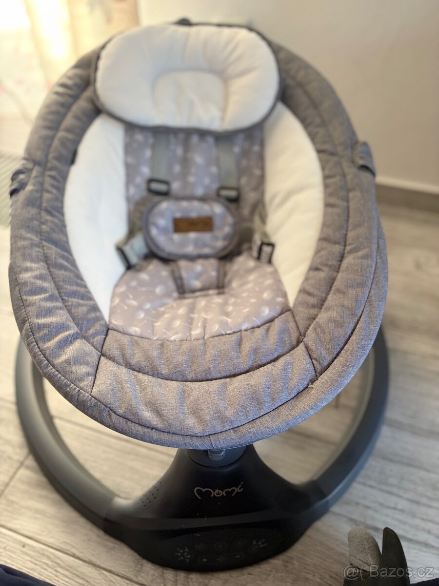 Elektrické houpátko MoMi – TOP stav 🤍 - 6