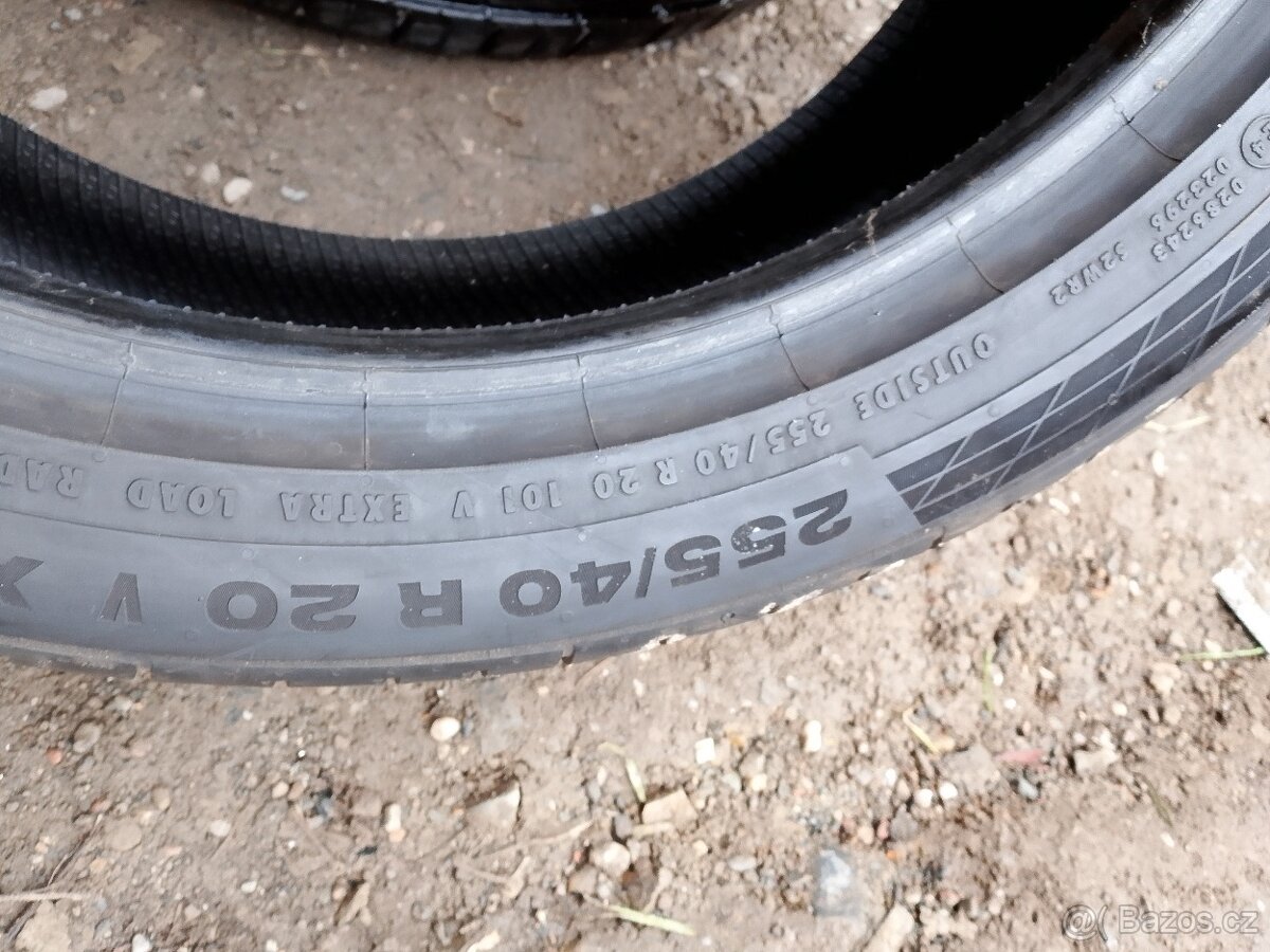 255/40/20 101v Continental - letní pneu 2ks - 6