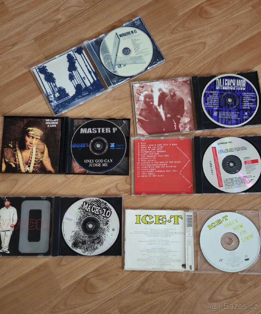 Ice-T, Master P, Cypress Hill atd Cd's - 6