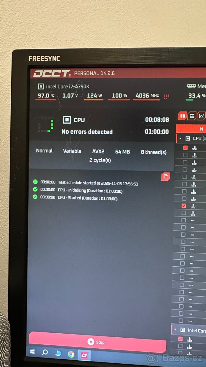 Fatal1ty H97 Performance + i7-4790K (4C/4T) - 6